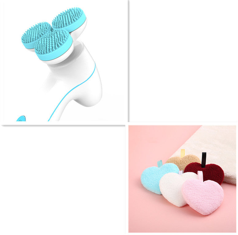 Electric Facial Cleanser 3D Silicone Massage