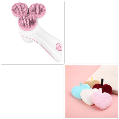 Electric Facial Cleanser 3D Silicone Massage