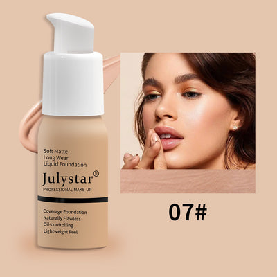 Soft Matte Finish Liquid Foundation (Waterproof)