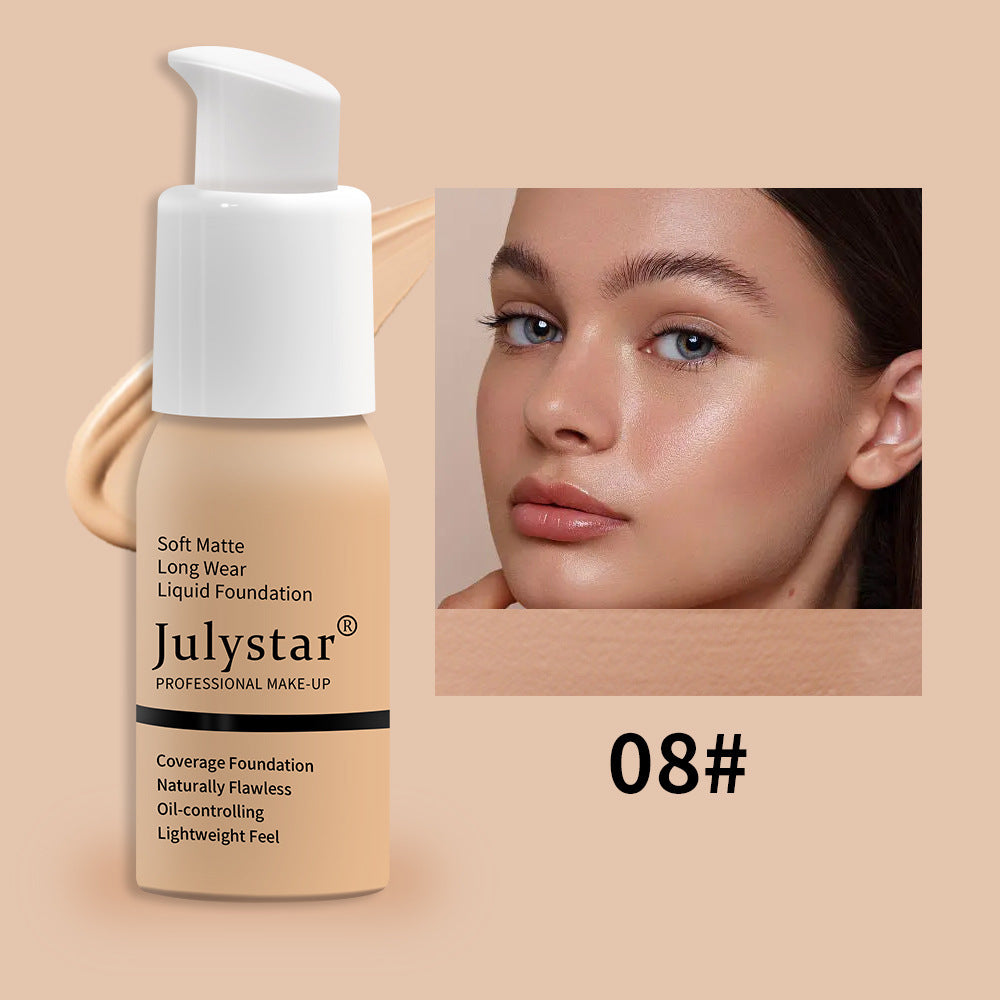 Soft Matte Finish Liquid Foundation (Waterproof)