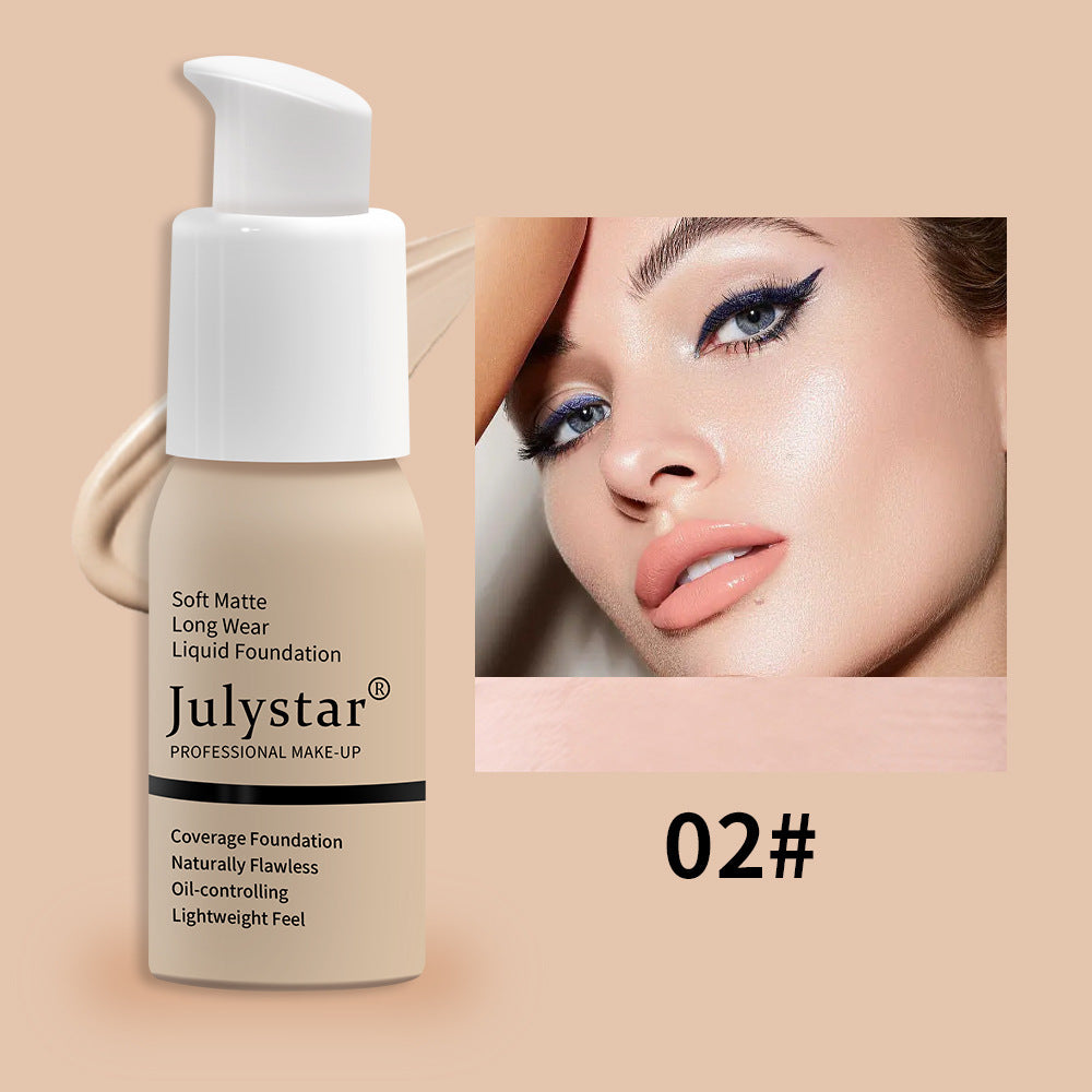 Soft Matte Finish Liquid Foundation (Waterproof)