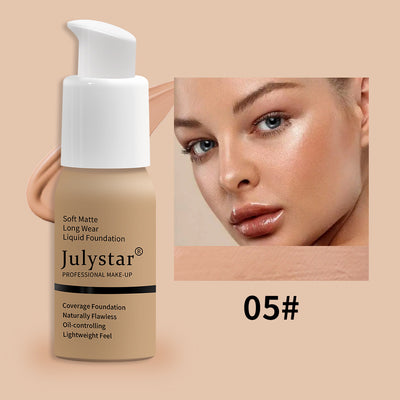 Soft Matte Finish Liquid Foundation (Waterproof)