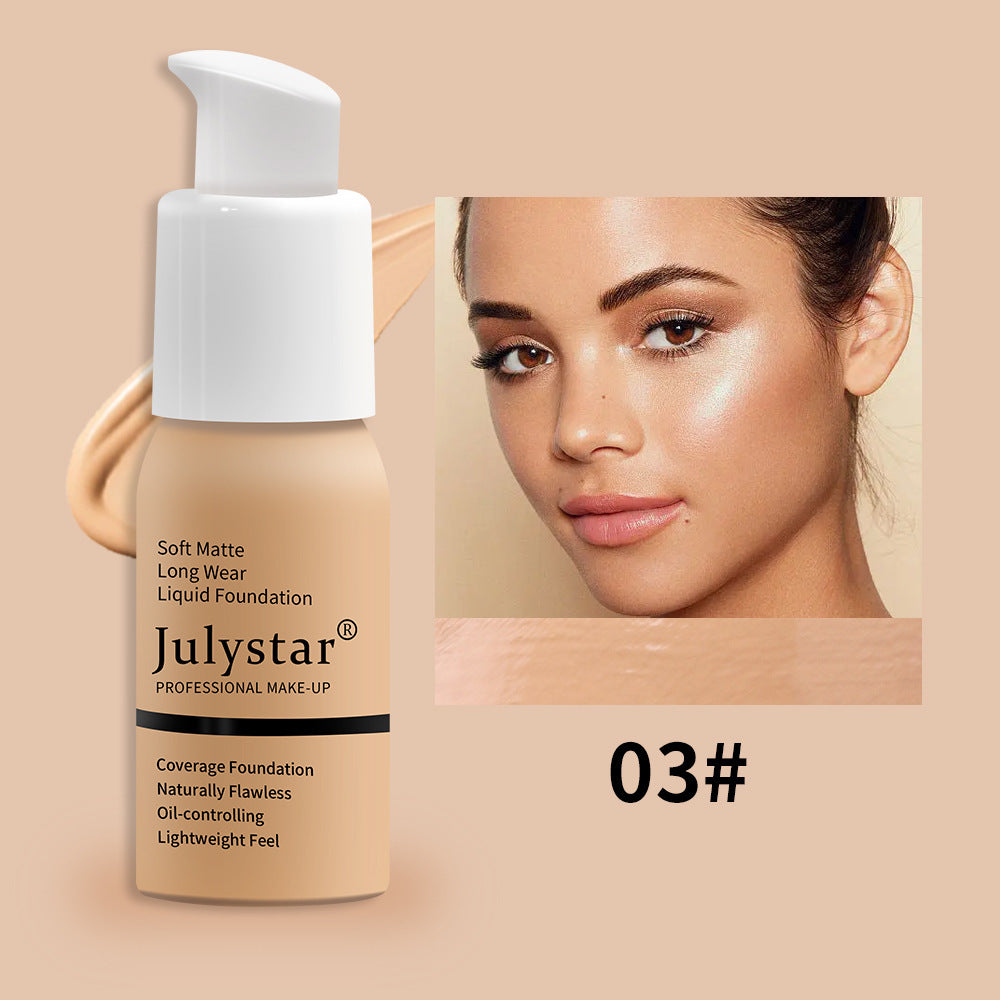 Soft Matte Finish Liquid Foundation (Waterproof)