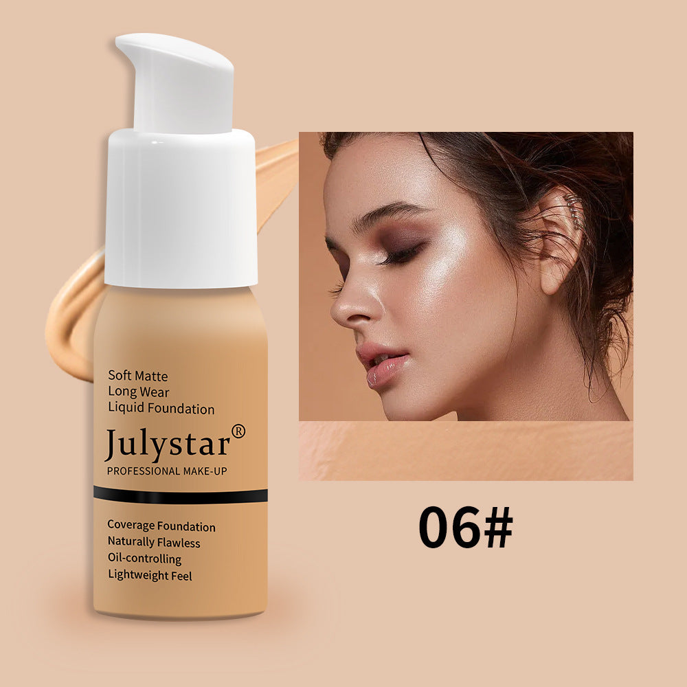 Soft Matte Finish Liquid Foundation (Waterproof)